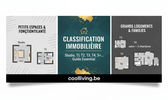 Guide ultime des classifications immobilières : différences entre studio, T1, T2, T3, T4 et T5